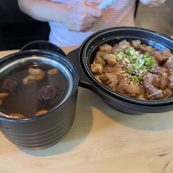 Social Eatery - American ginseng soup with pork ribs claypot rice - Bubble Tea Near Me - Millbrae, California