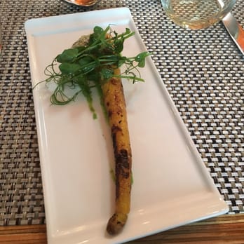 Clean Slate Eatery - charred carrot in pea puree - Vegetarian Near Me - West Dennis, Massachusetts