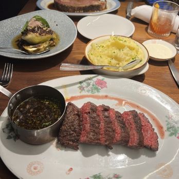 A5 Steakhouse - The food was delicious. I had the Denver steak, cabbage, mashed potatoes, and my husband had the prime rib. - Steakhouses Near Me - Denver, Colorado
