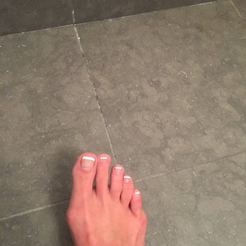 Sun Nail Spa - Amazing French gel pedicure!! - Nail Salons Near Me - Washington, DC, District of Columbia