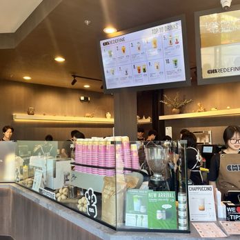 Cha Redefine - Menu and inside - Coffee & Tea Near Me - San Gabriel, California