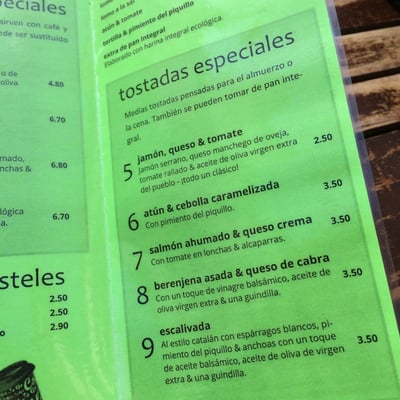 Menu photo 6 Café 4 Gatos Granada, GR