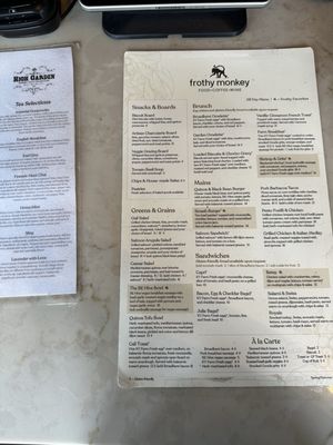 Menu photo 7 Frothy Monkey Nashville, TN