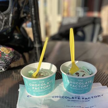 The Chocolate Factory - two cups of ice cream - Ice Cream & Frozen Yogurt Near Me - Elm Grove, Wisconsin