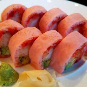 Hoshi Sushi & Hibachi - Patchogue Roll. Pretty good. - Japanese Near Me - Patchogue, New York Hoshi Sushi & Hibachi - Patchogue Roll. Pretty good. - Japanese Near Me - Patchogue, New York