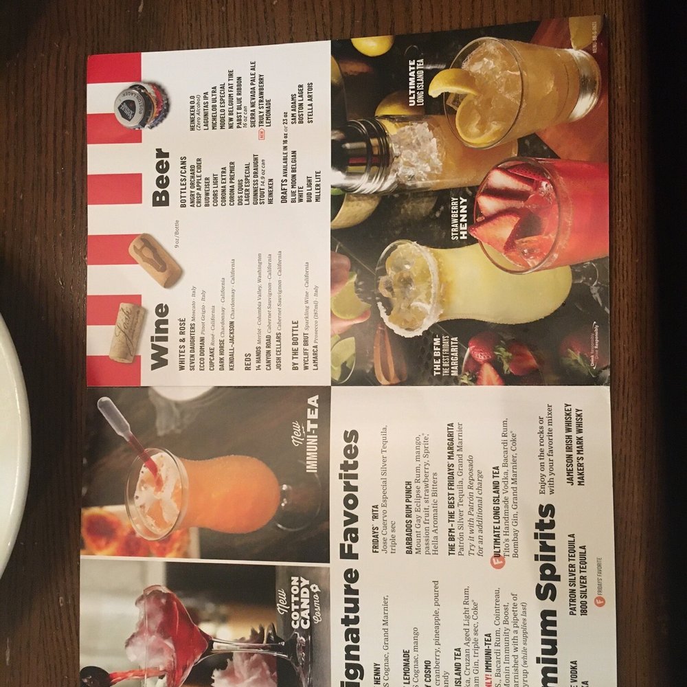 TGI Fridays Silver Spring - Drink menu - American Near Me - Silver Spring, Maryland TGI Fridays Silver Spring - Drink menu - American Near Me - Silver Spring, Maryland
