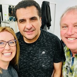 Edwin's Hair Studio - Fresh highlights and cut for my hubby, by Edwin (middle). Who knew Statesville has such talent!  # #wedo #thankful #besthair