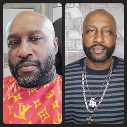 Mens beard grooming and color ( by Hair Narco) Ron