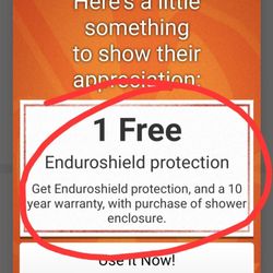 Plano Shower Door - BONUS! Ask about this offer.