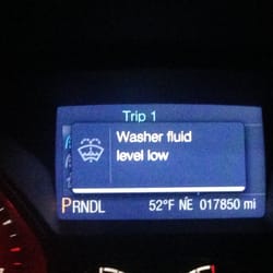 Avis - first day. i had that warning message the next day i has ran out of fluid.
