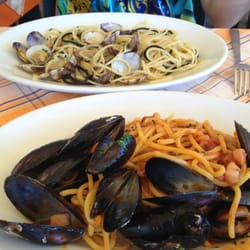 La Toscana - Spaghetti con le vongole veraci e tagliolini allo scoglio...