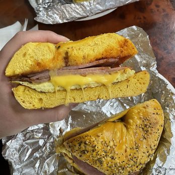 252 7Th Ave Bagels - The Jersey Boy Sandwich Breakfast - Bagels Near Me - Brooklyn, New York