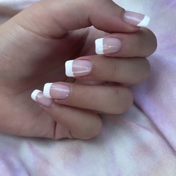V's Nails Spa - Gel x French nails by Van - Nail Salons Near Me - Irvine, California