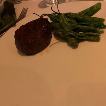Espelette Beverly Hills - Filet with shishito peppers-- just okay, nothing to note - Cocktail Bars Near Me - Beverly Hills, California