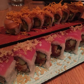 Uni Sushi - Top: Bears Maki Bottom: Bulls Maki - Japanese Near Me - Chicago, Illinois