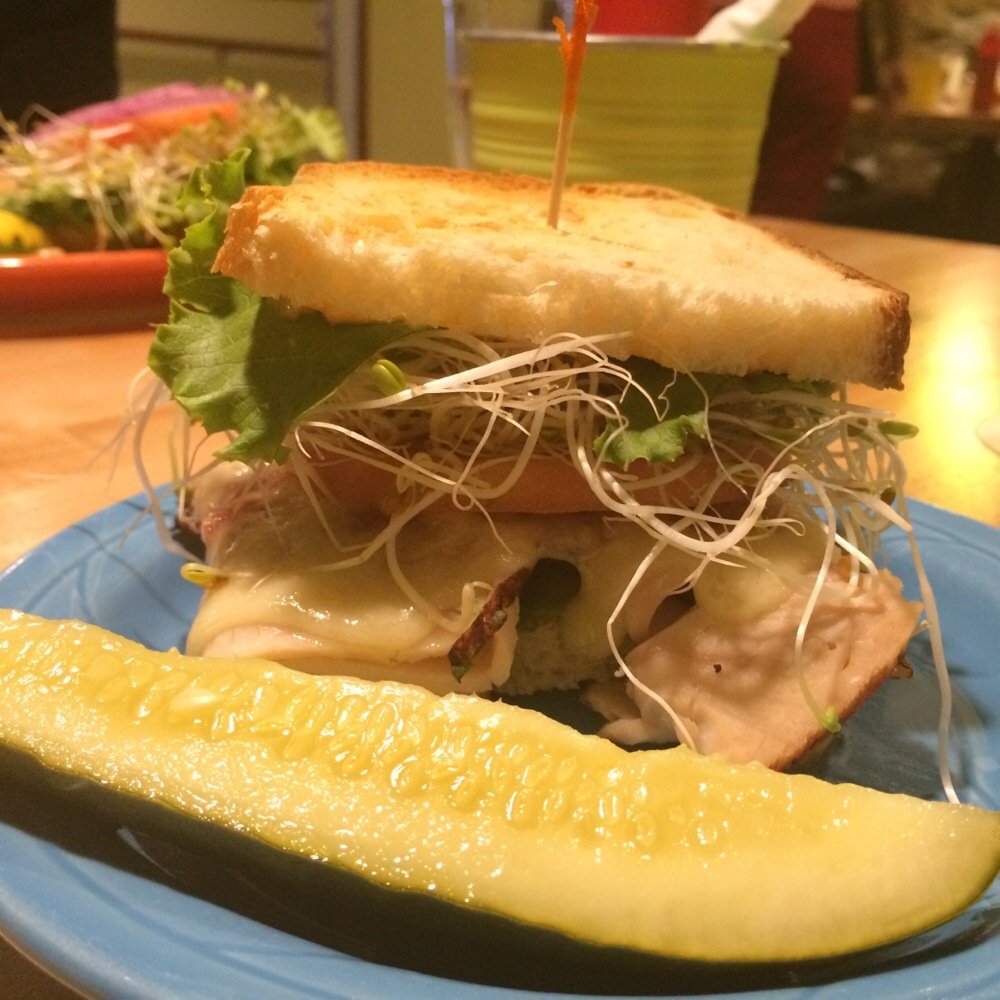 Colophon Cafe - Southwest Club. Half sandwich for $9. - Salad Near Me - Bellingham, Washington Colophon Cafe - Southwest Club. Half sandwich for $9. - Salad Near Me - Bellingham, Washington