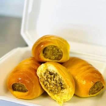 Snowflake - Spicy boudin kolaches - Donuts Near Me - Houston, Texas Snowflake - Spicy boudin kolaches - Donuts Near Me - Houston, Texas