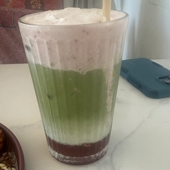 Lulu’s Little Kitchen - Strawberry Matcha Latte - Middle Eastern Near Me - Albany, California