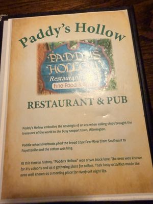 Menu photo 2 Paddy's Hollow Wilmington, NC Menu photo 2 Paddy's Hollow Wilmington, NC