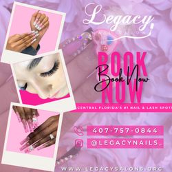Legacy Nail Salon - Book with us or walk in!