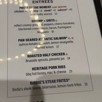 Birdie's Barroom and Kitchen - Entrees - Cafes Near Me - Raleigh, North Carolina Birdie's Barroom and Kitchen - Entrees - Cafes Near Me - Raleigh, North Carolina