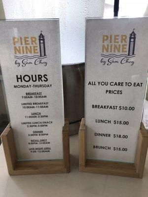 Menu photo 4 Pier Nine By Sam Choy Honolulu, HI