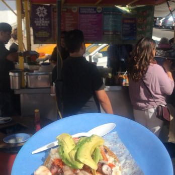 La Guerrerense - Ensalada de jaiba con callo pulpo y camaron - gotta try this! - Food Stands Near Me - Ensenada, BCN