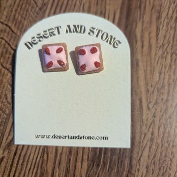 Suss Pastries - Cute earrings I got as a Christmas gift for my sister - Patisserie/Cake Shop Near Me - Phoenix, Arizona Suss Pastries - Cute earrings I got as a Christmas gift for my sister - Patisserie/Cake Shop Near Me - Phoenix, Arizona