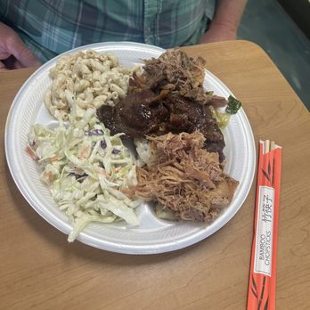 Aloha To Go - Big Kahuna, pineapple slaw and macaroni salad - Hawaiian Near Me - Indian Shores, Florida