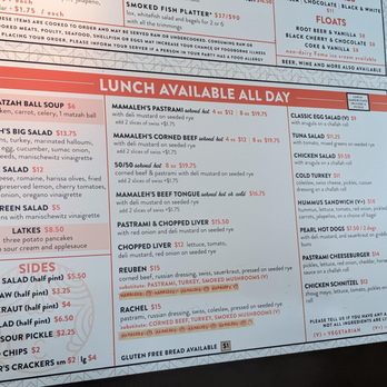Mamaleh's Delicatessen - Menu - Delis Near Me - Cambridge, Massachusetts