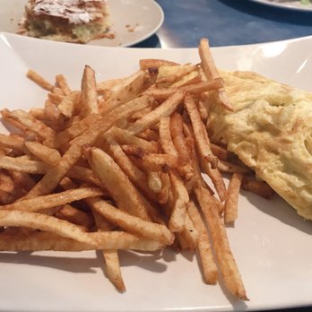 Flying With Jerome - Fries and salmon and brie omelet - Breakfast & Brunch Near Me - Clearwater, Florida