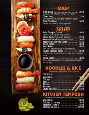 Menu photo 8 Lover's Sushi & Hibachi Endicott, NY Menu photo 8 Lover's Sushi & Hibachi Endicott, NY