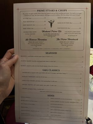 Menu photo 6 Gene & Georgetti Chicago, IL Menu photo 6 Gene & Georgetti Chicago, IL
