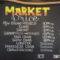Crawfish Cave - Seafood Prices