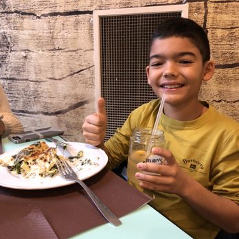 Makeda Food & Sweet - Sal gives the veggie lasagna with a ginger ale the thumbs up for lunch on the go. - Patisserie/Cake Shop Near Me - Palermo, Pennsylvania