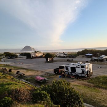 Morro Strand State Beach - View of site 78 is where the little trailer is - Beaches Near Me