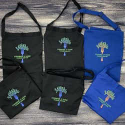 BW Embroidery - Restaurant logo embroidered aprons