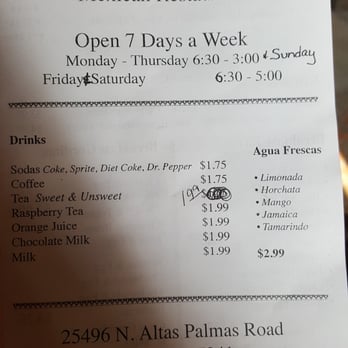 Blanquita's Cafe - The menu.... - Cafes Near Me - Harlingen, Texas Blanquita's Cafe - The menu.... - Cafes Near Me - Harlingen, Texas