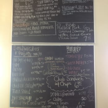 L&R Deli - a menu on a blackboard - New American Near Me - Addis, Louisiana L&R Deli - a menu on a blackboard - New American Near Me - Addis, Louisiana