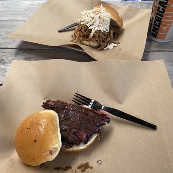 Mission Bbq - Lean Brisket Sandwich and Pulled Pork Sandwich - Barbeque Near Me - Towson, Maryland Mission Bbq - Lean Brisket Sandwich and Pulled Pork Sandwich - Barbeque Near Me - Towson, Maryland