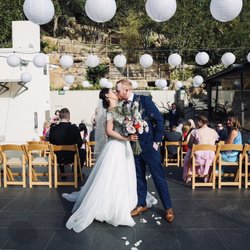 Seven-Degrees - Gorgeous shot right after our wedding ceremony, by Jared Sislin photography