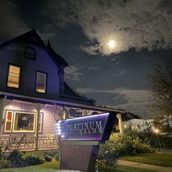 Platinum Salon - Full moon rising over Platinum