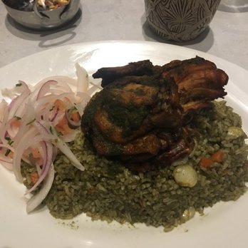 CVI.CHE 105 - Rice with Chicken / Arroz con Pollo. BEWARE: SERVINGS ARE MASSIVE. I recommend sharing if you don't want leftovers - Peruvian Near Me - Miami, Florida