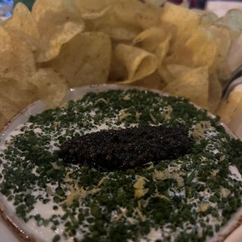 peasants FEAST - Sturgeon caviar with rosemary potato chips - American Near Me - Solvang, California peasants FEAST - Sturgeon caviar with rosemary potato chips - American Near Me - Solvang, California