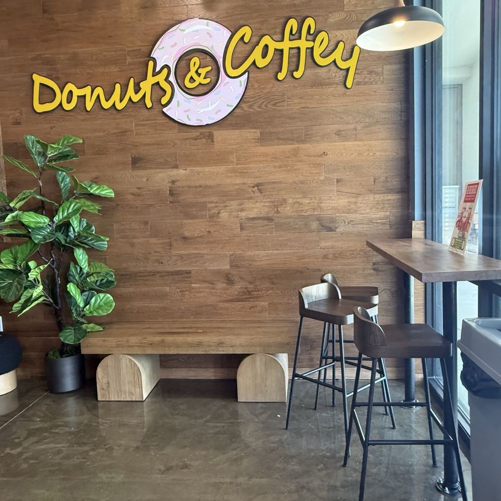 Donuts & Coffey - Cute signage - Donuts Near Me - Roseville, California Donuts & Coffey - Cute signage - Donuts Near Me - Roseville, California