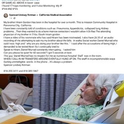 Armstrong, Garcia & McKenzie Mortuary - My step brother in the hospital being given substandard care and found the hospital on my IP through different servers now