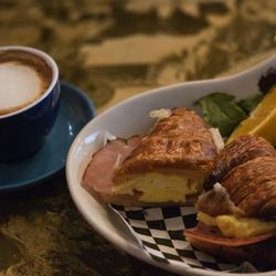 Comma Coffee - I ordered the cappuccinowith my breakfast sandwich so delicious
