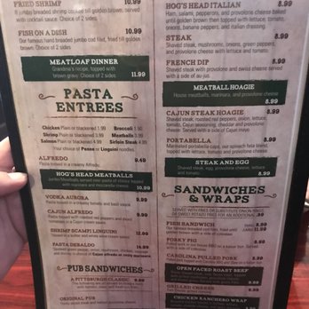 Hog's Head Bar & Grill - Menu - American Near Me - Pittsburgh, Pennsylvania Hog's Head Bar & Grill - Menu - American Near Me - Pittsburgh, Pennsylvania