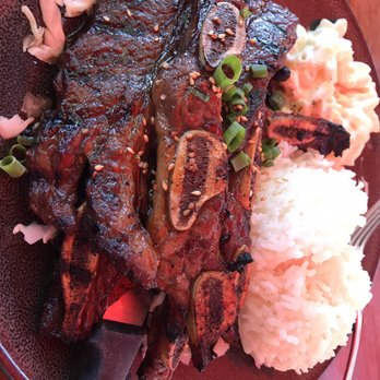 Aloha Mixed Plate - Short ribs - Hawaiian Near Me - Lahaina, Hawaii
