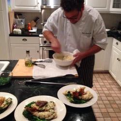 Key West Personal Chef - Cooking at Truman Annex-Fresh Florida Lobster Tail and Filet Mignon